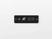 AFI Furnishings Murphy Cabinet Bed Northfield Murphy Cabinet Bed Chest with 6" Gel Memory Foam Mattress, Storage Drawer and Built-in Charger - Available in 6 Colours and 3 Sizes