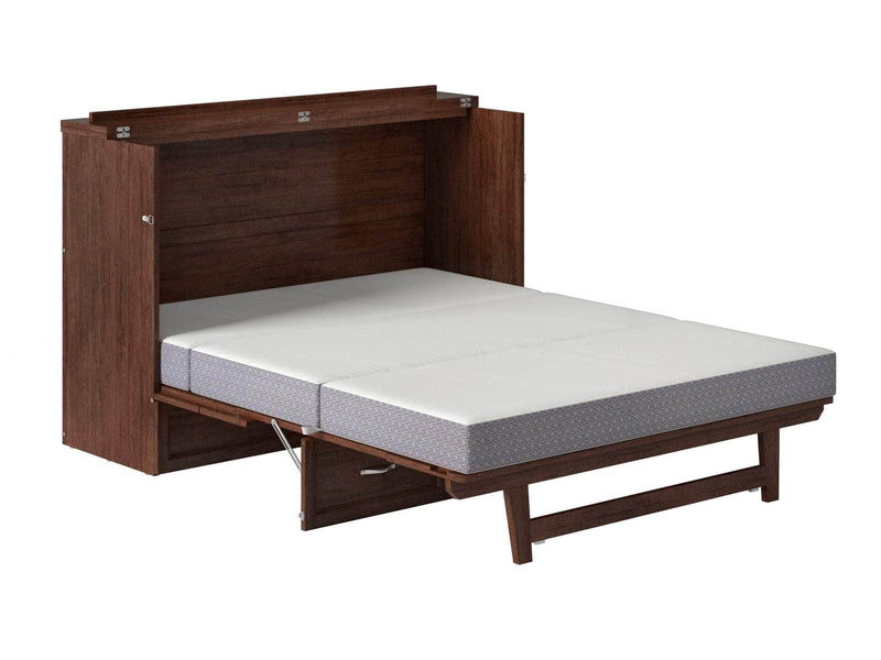 AFI Furnishings Murphy Cabinet Bed Northfield Murphy Cabinet Bed Chest with 6" Gel Memory Foam Mattress, Storage Drawer and Built-in Charger - Available in 6 Colours and 3 Sizes