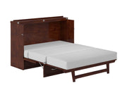 AFI Furnishings Murphy Cabinet Bed Northfield Murphy Cabinet Bed Chest with 6" Gel Memory Foam Mattress, Storage Drawer and Built-in Charger - Available in 6 Colours and 3 Sizes