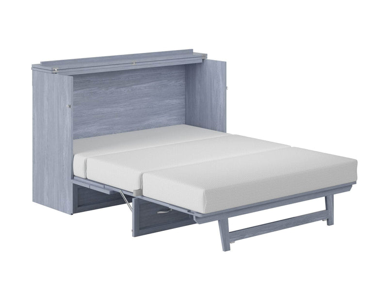 AFI Furnishings Murphy Cabinet Bed Northfield Murphy Cabinet Bed Chest with 6" Gel Memory Foam Mattress, Storage Drawer and Built-in Charger - Available in 6 Colours and 3 Sizes