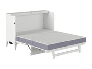 AFI Furnishings Murphy Cabinet Bed Santa Fe Murphy Bed Chest with 6" Gel Memory Foam Mattress and Built-in Charger - Available in 4 Colours and 3 Sizes
