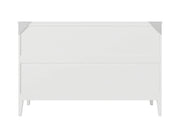 AFI Furnishings Murphy Cabinet Bed Santa Fe Murphy Bed Chest with 6" Gel Memory Foam Mattress and Built-in Charger - Available in 4 Colours and 3 Sizes