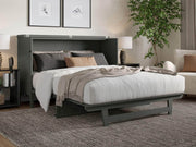 AFI Furnishings Murphy Cabinet Bed Santa Fe Murphy Bed Chest with 6" Gel Memory Foam Mattress and Built-in Charger - Available in 4 Colours and 3 Sizes