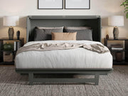 AFI Furnishings Murphy Cabinet Bed Santa Fe Murphy Bed Chest with 6" Gel Memory Foam Mattress and Built-in Charger - Available in 4 Colours and 3 Sizes