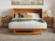 AFI Furnishings Murphy Cabinet Bed Santa Fe Murphy Bed Chest with 6" Gel Memory Foam Mattress and Built-in Charger - Available in 4 Colours and 3 Sizes