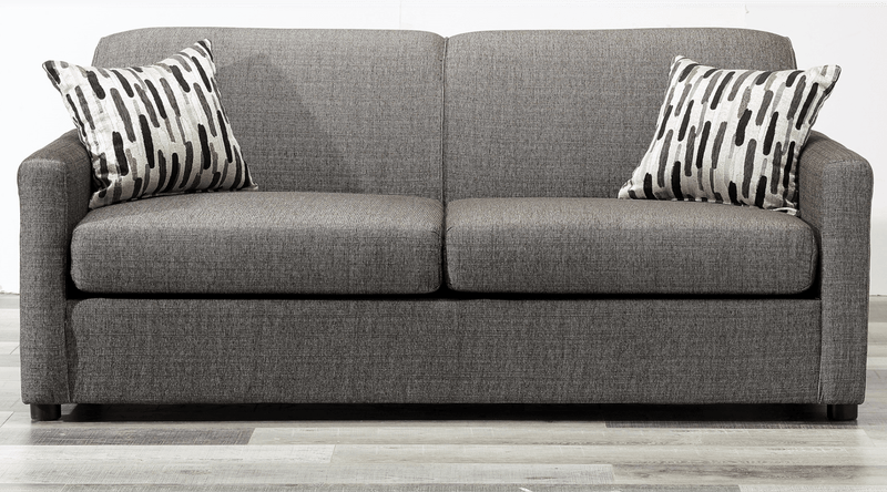 Aman Sofa Bed Edmonton Fabric Sleeper Sofa Bed with Rounded Armrests