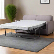 Aman Sofa Bed Edmonton Fabric Sleeper Sofa Bed with Rounded Armrests