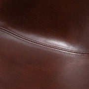 Aosom Bar Stool Mid-Back Faux Leather Upholstery Bar Stools (Set of 2) - Available in 2 Colours