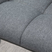 Aosom Bar Stool Swivel Adjustable Bar Stools (Set of 2) With Faux Leather and Linen Touch Fabric - Available in 5 Colours