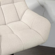 Aosom Bar Stool Swivel Adjustable Bar Stools (Set of 2) With Faux Leather and Linen Touch Fabric - Available in 5 Colours