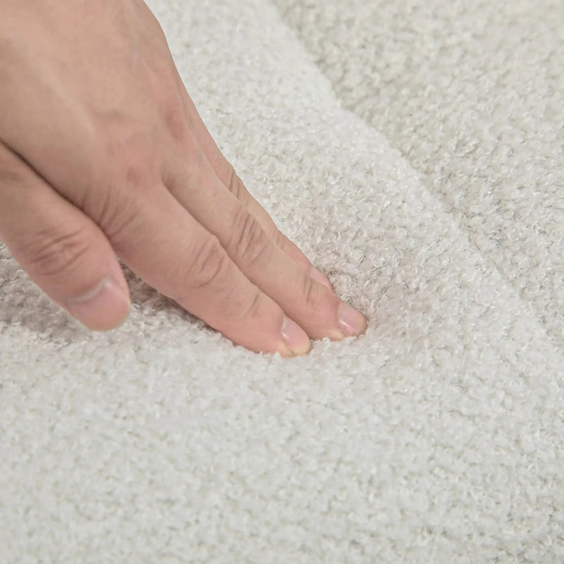 Aosom Bar Stool Swivel Adjustable Bar Stools (Set of 2) With Faux Leather and Linen Touch Fabric - Available in 5 Colours