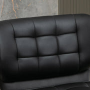 Aosom Bar Stool Swivel Faux Leather Adjustable Bar Stools (Set of 2) - Available in 6 Colours