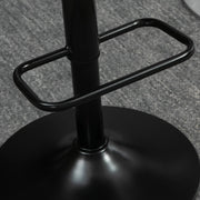 Aosom Bar Stool Swivel Faux Leather Adjustable Bar Stools (Set of 2) - Available in 6 Colours