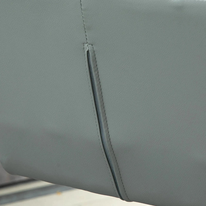 Aosom Bar Stool Swivel Faux Leather Adjustable Bar Stools (Set of 2) - Available in 6 Colours