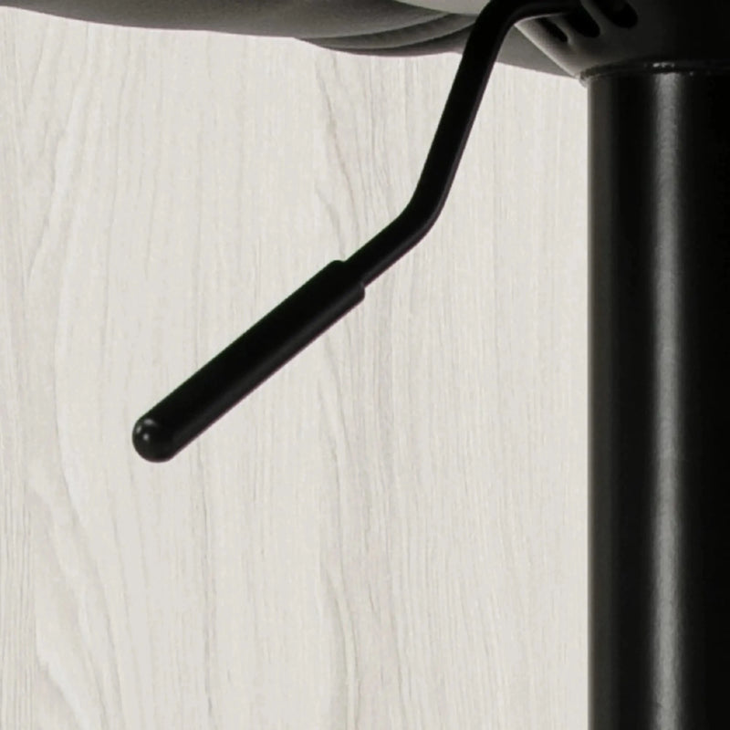 Aosom Bar Stool Swivel Faux Leather Adjustable Bar Stools (Set of 2) - Available in 6 Colours