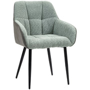 Aosom Chair Accent Chair with Foot Pads and Chenille Fabric - Available in 2 Colours