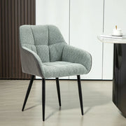 Aosom Chair Accent Chair with Foot Pads and Chenille Fabric - Available in 2 Colours