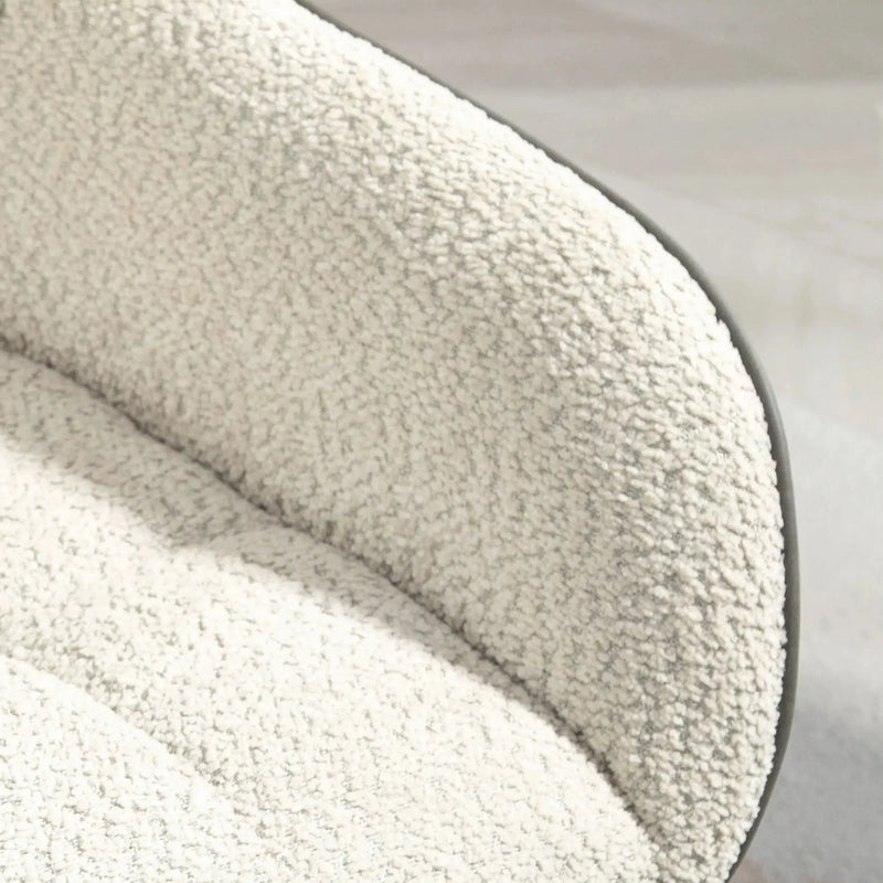 Aosom Chair Accent Chair with Foot Pads and Chenille Fabric - Available in 2 Colours