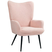 Aosom Chair Accent Upholstered Wingback Chair - Available in 2 Colours