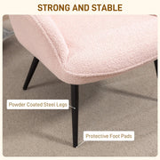 Aosom Chair Accent Upholstered Wingback Chair - Available in 2 Colours