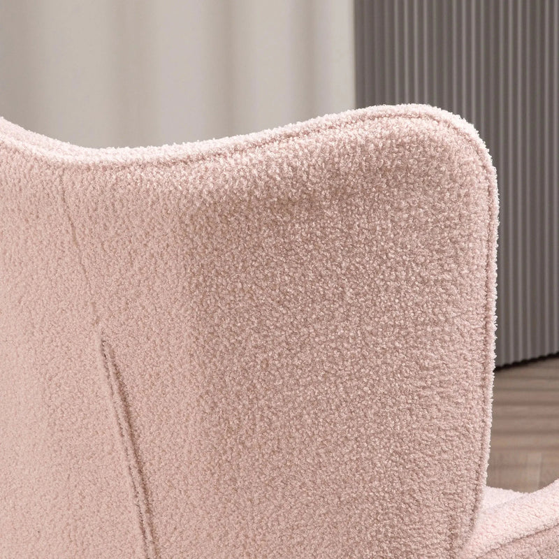 Aosom Chair Accent Upholstered Wingback Chair - Available in 2 Colours
