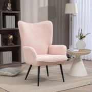 Aosom Chair Accent Upholstered Wingback Chair - Available in 2 Colours
