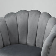 Aosom Chair Modern Chair with Velvet-Touch Fabric - Available in 2 Colours