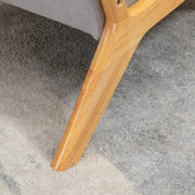 Aosom Chair Velvet Fabric Lounge Chair - Available in 2 Colours