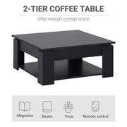 Aosom Coffee Table 2-Tier Simple Modern Coffee Table - Available in 2 Colours