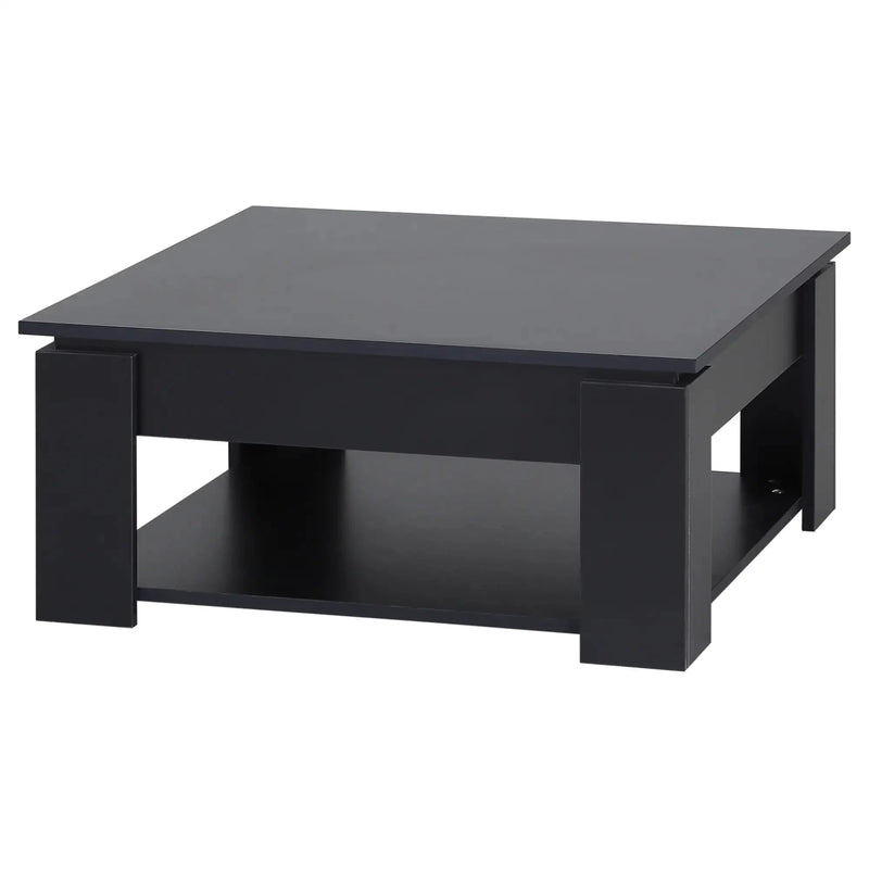 Aosom Coffee Table 2-Tier Simple Modern Coffee Table - Available in 2 Colours