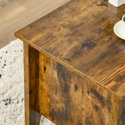 Aosom Coffee Table Lift Top Coffee Table with Hidden Storage Compartment and Open Shelves - Available in 5 Colours