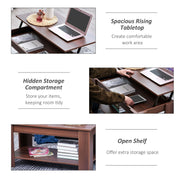 Aosom Coffee Table Modern Lift Top Coffee Table With Hidden Storage