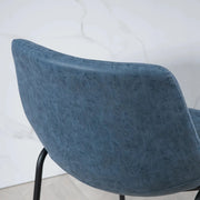 Aosom Counter Stool Counter Bar Stools With Vintage Faux Leather (Set of 2) - Available in 5 Colours