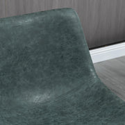 Aosom Counter Stool Counter Bar Stools With Vintage Faux Leather (Set of 2) - Available in 5 Colours