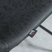 Aosom Counter Stool Counter Bar Stools With Vintage Faux Leather (Set of 2) - Available in 5 Colours