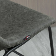 Aosom Counter Stool Counter Bar Stools With Vintage Faux Leather (Set of 2) - Available in 5 Colours