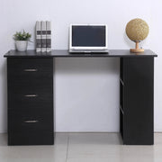 Aosom Desk Computer Office Desk With 3 Shelves and 3 Storage Drawers - Available in 3 Colours