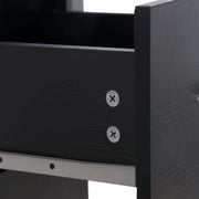 Aosom Desk Computer Office Desk With 3 Shelves and 3 Storage Drawers - Available in 3 Colours