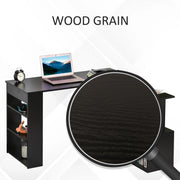 Aosom Desk L-Shaped Corner Office Computer Desk with Storage Shelf - Available in 3 Colours