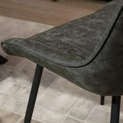 Aosom Dining Chair Faux Leather Upholstered Dining Chair (Set of 2) - Available in 2 Colours