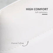 Aosom Dining Chair High Back Dining Chairs With Upholstered Faux Leather (Set of 4) - Available in 3 Colours