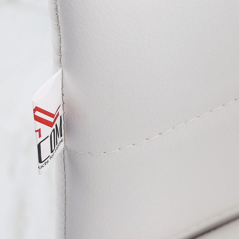 Aosom Dining Chair High Back Dining Chairs With Upholstered Faux Leather (Set of 4) - Available in 3 Colours