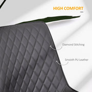 Aosom Dining Chair Modern Dining Chairs With Faux Leather and Metal Legs (Set of 2) - Available in 6 Colours