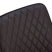 Aosom Dining Chair Modern Dining Chairs With Faux Leather and Metal Legs (Set of 2) - Available in 6 Colours