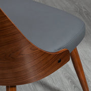 Aosom Dining Chair Tufted Faux Leather Upholstered Dining Chairs (Set of 2) - Available in 2 Colours