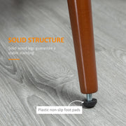 Aosom Dining Chair Tufted Faux Leather Upholstered Dining Chairs (Set of 2) - Available in 2 Colours