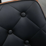 Aosom Dining Chair Tufted Faux Leather Upholstered Dining Chairs (Set of 2) - Available in 2 Colours