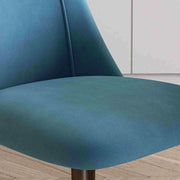 Aosom Dining Chair Upholstered Velvet Accent Dining Chairs (Set of 4) - Available in 4 Colours