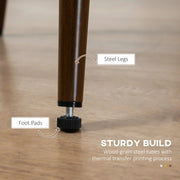 Aosom Dining Chair Upholstered Velvet Accent Dining Chairs (Set of 4) - Available in 4 Colours