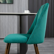 Aosom Dining Chair Upholstered Velvet Accent Dining Chairs (Set of 4) - Available in 4 Colours